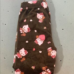 Hello Kitty Woman Leggings in Brown and Pink